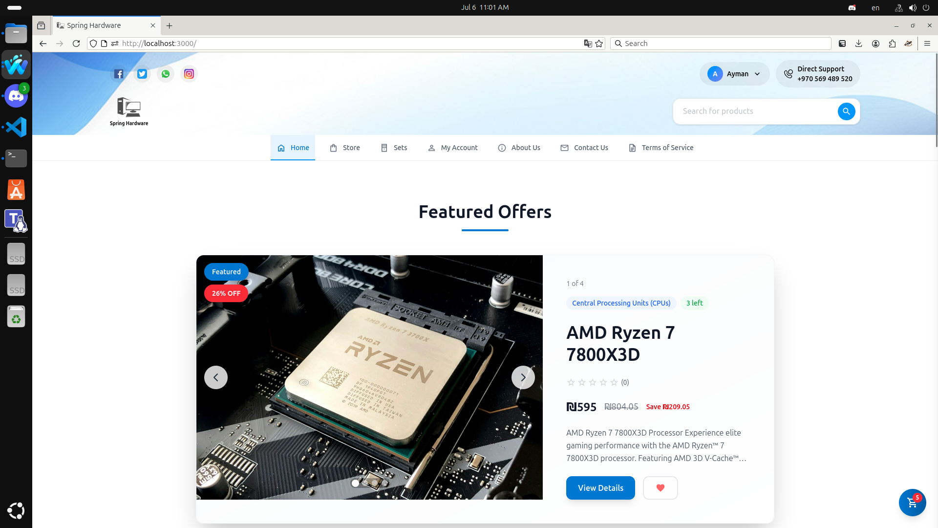Homepage Featured Offers