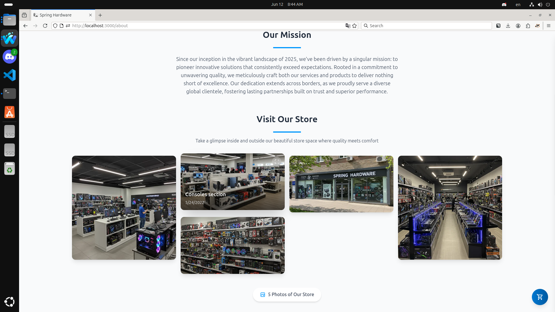 About Us - Store Gallery