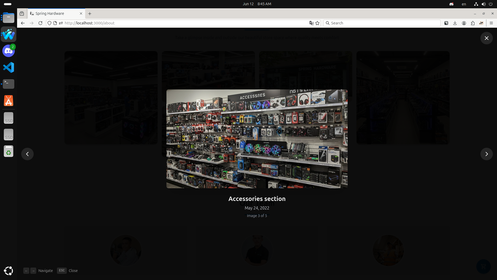 Image Gallery Lightbox